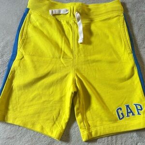 GAP Kids Yellow Shorts with Blue Trim